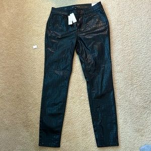 WHBM snake print pants.